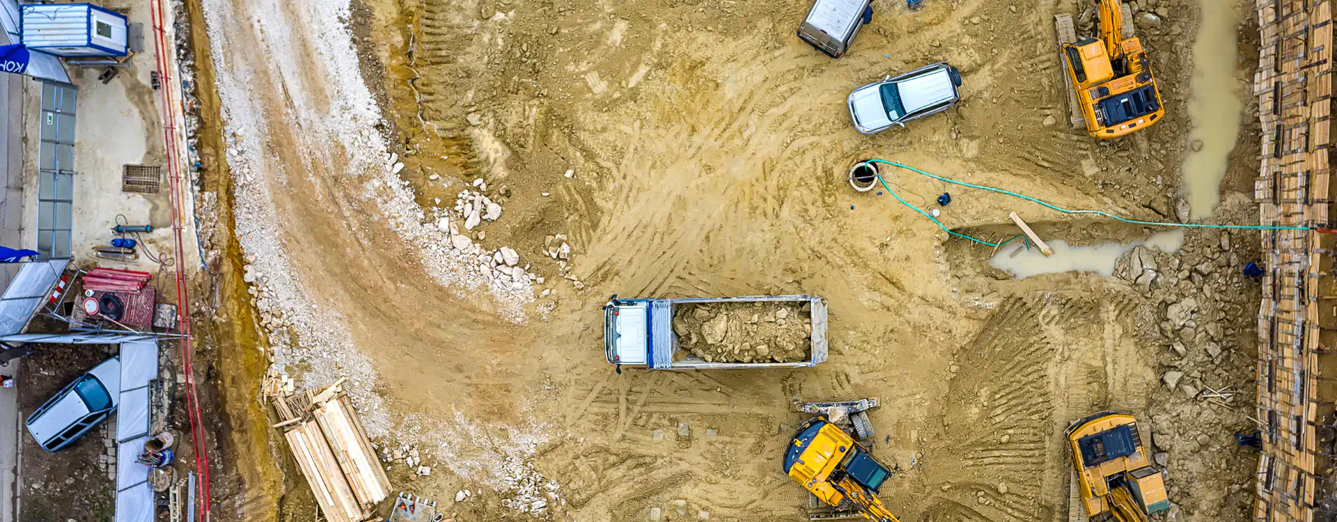 ongoing commercial site preparation